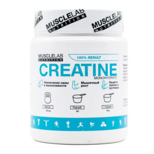 MUSCLELAB, Creatine, 300 г, банка (60 порций)