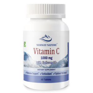 Norway Nature, Vitamin C-1000 мг with Bioflavonoids, 60 табл (60 порций)
