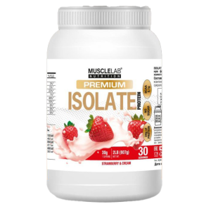 MUSCLELAB, Isolate premium, 907 г (30 порций)