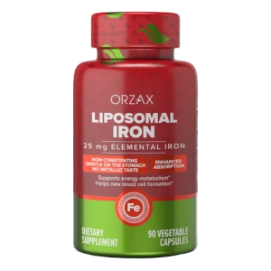 ORZAX, Liposomal Iron, 90 капс (90 порций)