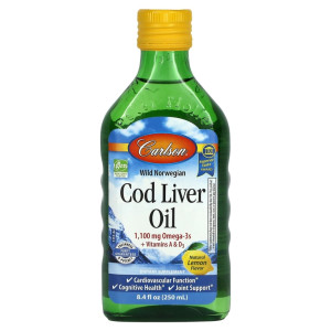 Carlson, Cod Liver Oil, 250 мл (50 порций)