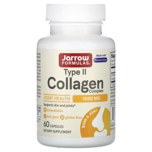 Jarrow, Collagen Type II, 60 капс (30 порций)