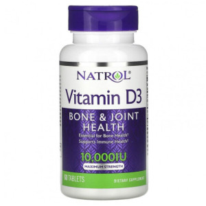 NATROL, Vitamin D3 10000, 60 табл