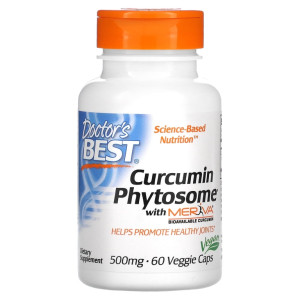 Doctor's Best, Curcumin Phytosome 500 мг, 60 капс (30 порций)