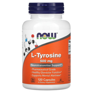 NOW, L-Tyrosine 500 мг