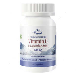 Norway Nature, Vitamin C-500 мг, 60 капс (60 порций)