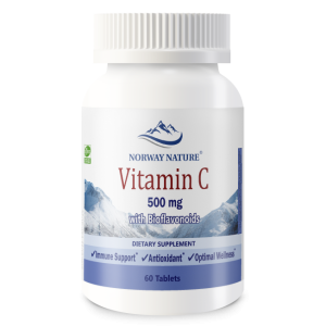 Norway Nature, Vitamin C-500 мг with Bioflavonoids, 60 табл (60 порций)