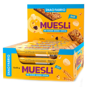 SNAQ FABRIQ, Батончик мюсли с молочным шоколадом, 50 г