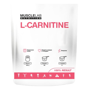 MUSCLELAB, L-Carnitine, 300 г (60 порций)
