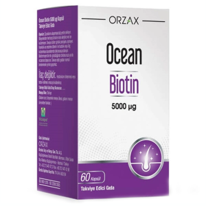 ORZAX, Biotin 5000 мкг, 60 капс (60 порций)