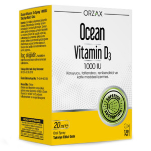 ORZAX Ocean, Vitamin D3 400 МЕ, 20 мл (130 порций)