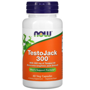 NOW, Testo Jack 300, 60 капс (60 порций)