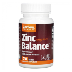 Jarrow, Zinc, 30 капс (30 порций)