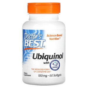 Doctor's Best, Ubiquinol 100 мг, 60 капс (60 порций)