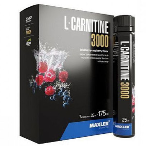 MAXLER, L-Carnitine, 7x25 мл (7 порций)
