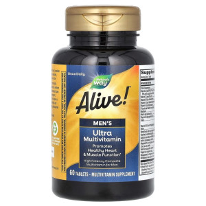 Nature's Way, Alive Once Daily Men's Ultra, 60 табл (60 порций)