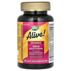 Nature's Way, Alive Once Daily Women's Ultra, 60 табл (60 порций)
