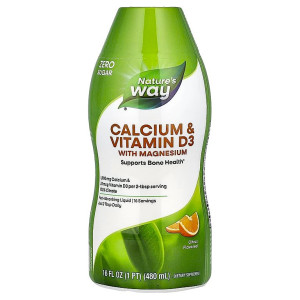 Nature's Way, Calcium & Vitamin D3, 480 мл (16 порций)