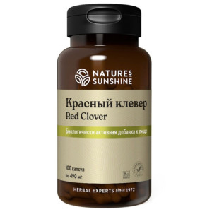 NATURE'S SUNSHINE, Red Clover, 100 капс (50 порций)