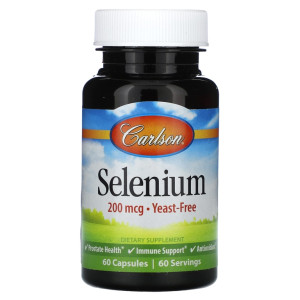 Carlson, Selenium, 200 мкг, 60 капс (60 порций)