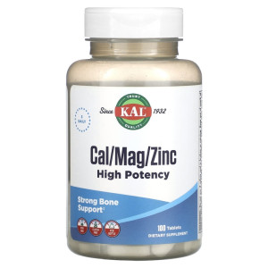 KAL, Cal Mag Zinc High Potency