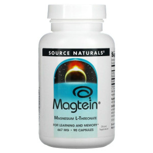Source Naturals, Magtein, 90 капс