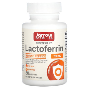 Jarrow, Lactoferrin, 60 капс (60 порций)