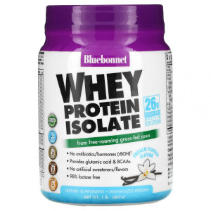 Bluebonnet, Whey Protein Isolate, вкус