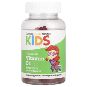 California Gold Nutrition, Kids D3, 60 марм (60 порций)