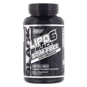 Nutrex, Lipo-6 Black Ultra Comcentrate Slim-Free, 60 капс (60 порций)