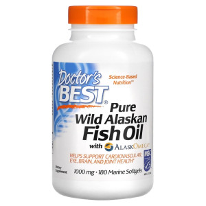 Doctor's Best, Fish Oil 1000 мг, 180 капс (90 порций)