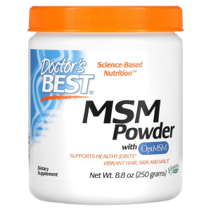 Doctor's Best, MSM Powder, 250 г (83 порции)