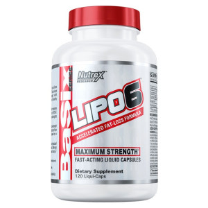Nutrex, Lipo-6, 120 капс (60 порций)