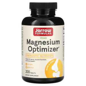 Jarrow, Magnesium Optimizer, 200 табл (100 порций)