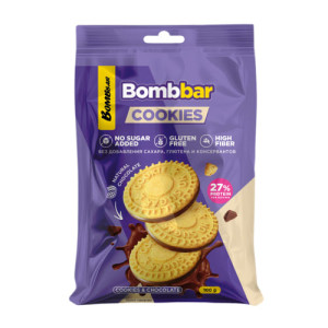 BOMBBAR, Печенье глазированное сливочное, 100 г